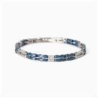 Bracciale 2Jewels Uomo Type in Acciaio Cristallo 232642